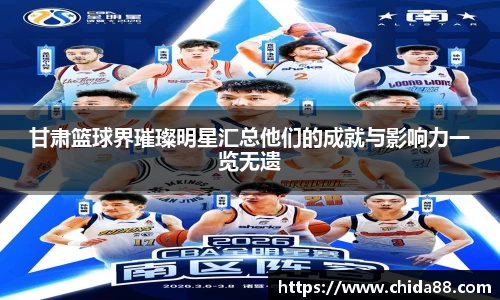 甘肃篮球界璀璨明星汇总他们的成就与影响力一览无遗